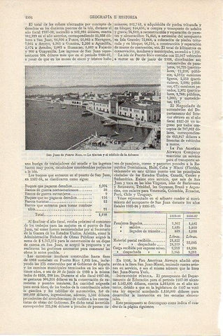 LAMINA V09628: Marina y Aduana en San Juan de Puerto Rico