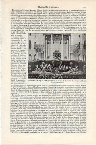 LAMINA V09633: E rey de Suecia en los premios Nobel