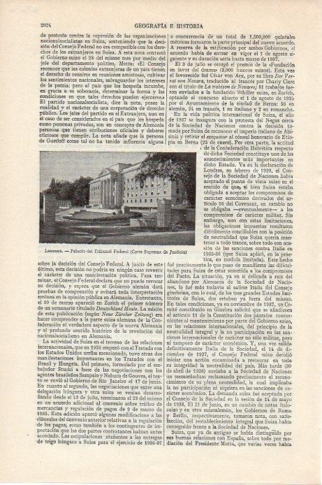 LAMINA V09636: Palacio del Tribunal Federal en Lausana
