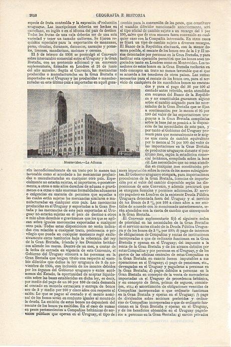 LAMINA V09639: La Aduana de Montevideo
