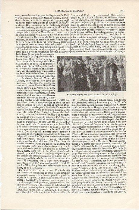 LAMINA V09642: Regente Horthy y su esposa
