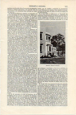 LAMINA V09647: Museo de Ciencia de Caracas