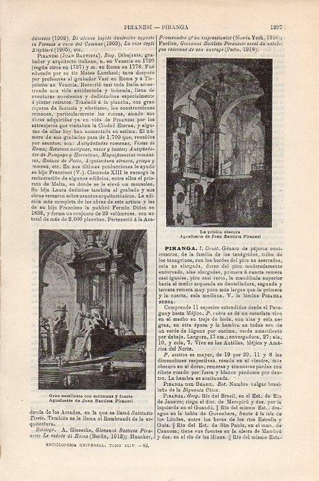 LAMINA V09518: Aguafuertes, por Juan Bautista Piranesi