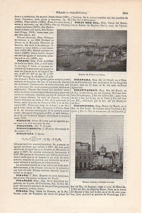 LAMINA V09519: Puerto de Pirano, Italia