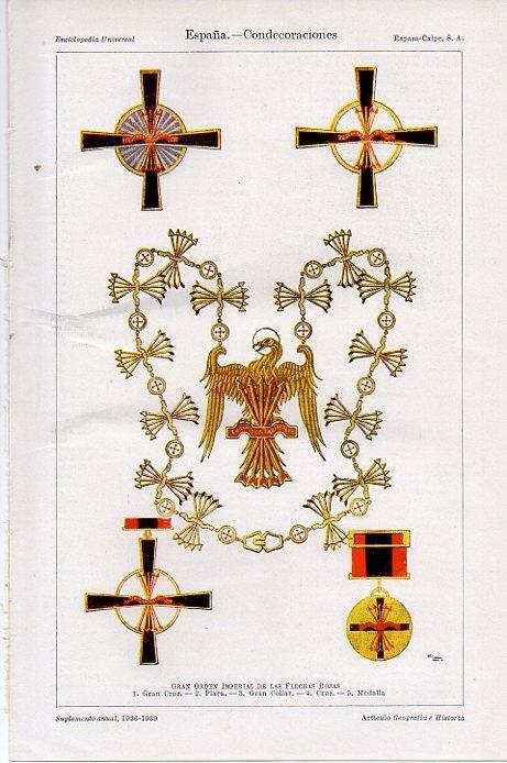 LAMINA V09551: Gran Orden Imperial de las Flechas Rojas