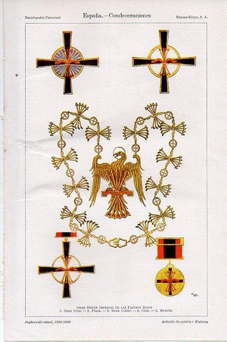LAMINA V09551: Gran Orden Imperial de las Flechas Rojas