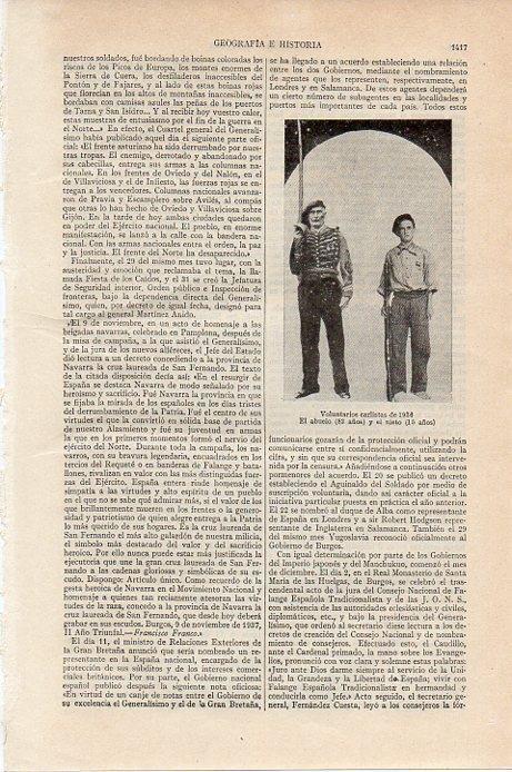 LAMINA V09552: Voluntarios carlistas en 1936