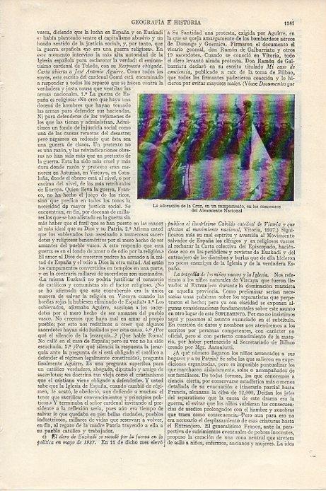 LAMINA V09561: Adoracion de la Cruz en los inicios del Alzamiento Nacional
