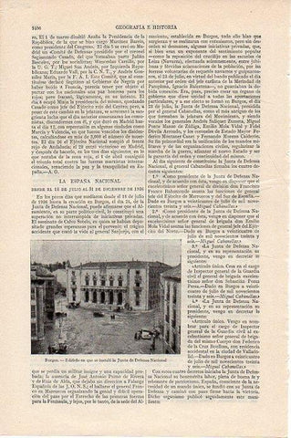 LAMINA V09568: Edificio de la Junta de Defensa Nacional en Burgos