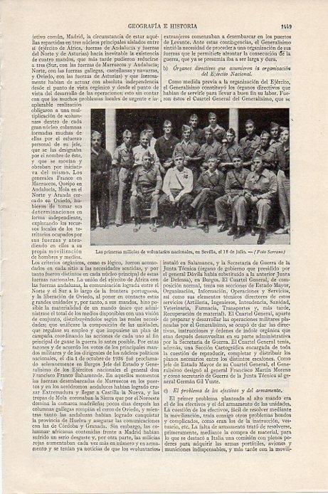 LAMINA V09558: Milicias de voluntarios nacionales el 18 julio en Sevilla