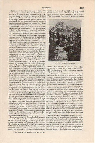 LAMINA V09525: Pico del Mediodia en los Pirineos
