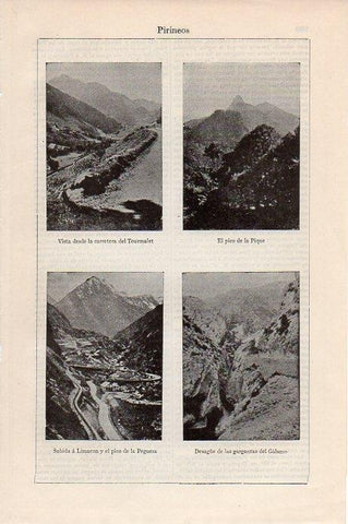 LAMINA V09526: Vistas de los Pirineos