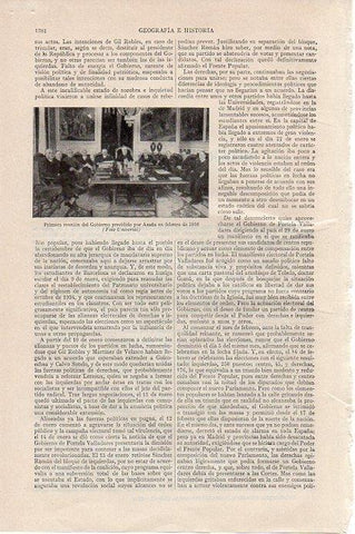 LAMINA V09541: Reunion del Gobierno presidido por Azaña en febrero 1936