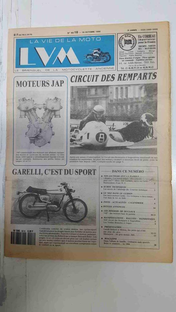 La vie de la moto  LVM numero 90/18, 15 octobre 1990 - Circuit des remparts