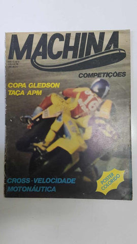 Revista: Machina año II num 3, jun/jul 78 - Copa Gledson, Poster colorido