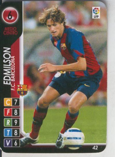 Cromo: Derby Total 2004-2005: F.C.Barcelona numero 06: Edmilson
