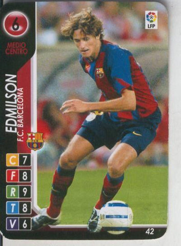 Cromo: Derby Total 2004-2005: F.C.Barcelona numero 06: Edmilson