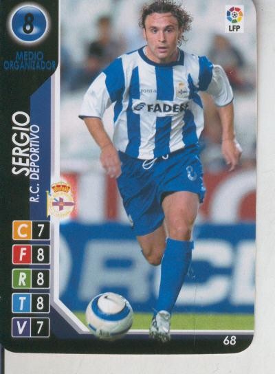 Cromo: Derby Total 2004-2005: R.C.Deportivo numero 08: Sergio