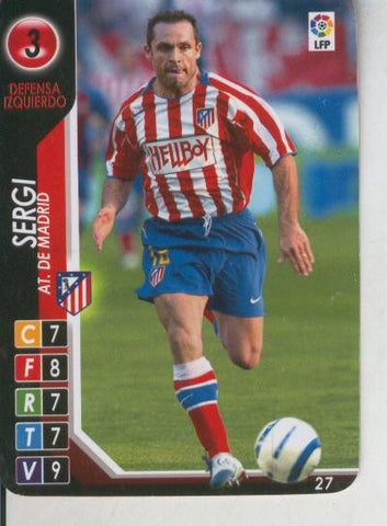 Cromo: Derby Total 2004-2005: At.de Madrid numero 03: Sergi