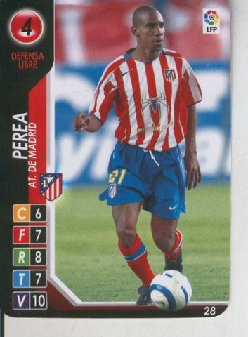 Cromo: Derby Total 2004-2005: At.de Madrid numero 04: Perea