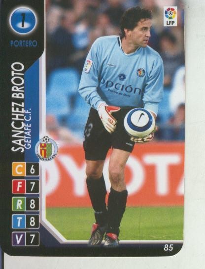 Cromo: Derby Total 2004-2005: Getafe C.F. numero 01: Sanchez Broto