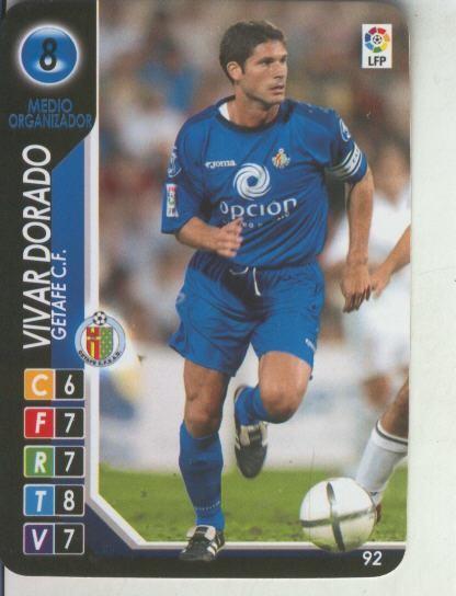 Cromo: Derby Total 2004-2005: Getafe C.F. numero 08: Vivar Dorado