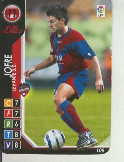 Cromo: Derby Total 2004-2005: Levante U.D. numero 11: Jofre