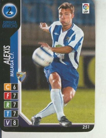 Cromo: Derby Total 2004-2005: Malaga C.F. numero 02: Alexis