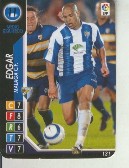 Cromo: Derby Total 2004-2005: Malaga C.F. numero 11: Edgar