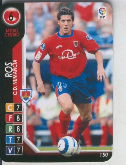 Cromo: Derby Total 2004-2005: C.D.Numancia numero 06: Ros