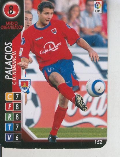 Cromo: Derby Total 2004-2005: C.D.Numancia numero 08: Palacios
