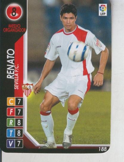 Cromo: Derby Total 2004-2005: Sevilla F.C. numero 08: Renato