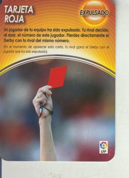 Cromo: Derby Total 2004-2005: Medio tiempo: Tarjeta roja