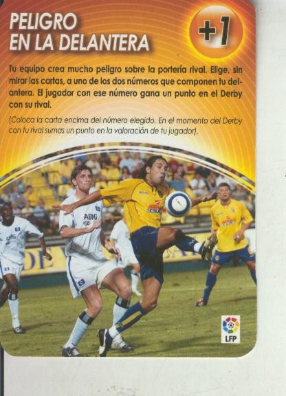 Cromo: Derby Total 2004-2005: Medio tiempo: Peligro en la delantera