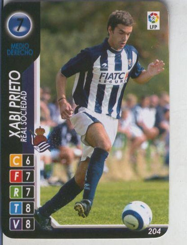 Cromo: Derby Total 2004-2005: Real Sociedad numero 07: Xabi Prieto