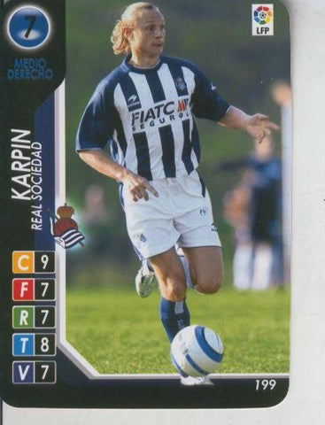 Cromo: Derby Total 2004-2005: Real Sociedad numero 07: Karpin