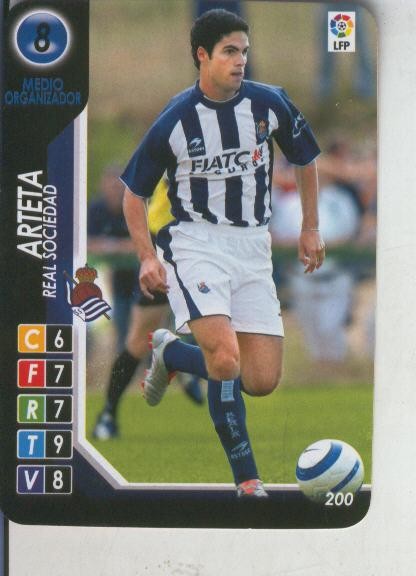 Cromo: Derby Total 2004-2005: Real Sociedad numero 08: Arteta