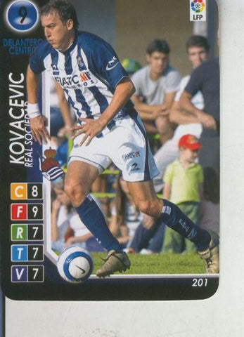 Cromo: Derby Total 2004-2005: Real Sociedad numero 09: Kovacevic