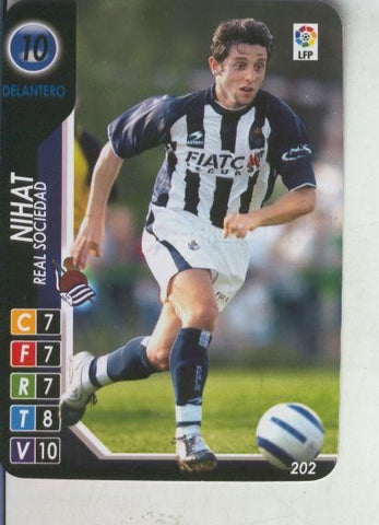 Cromo: Derby Total 2004-2005: Real Sociedad numero 10: Nihat