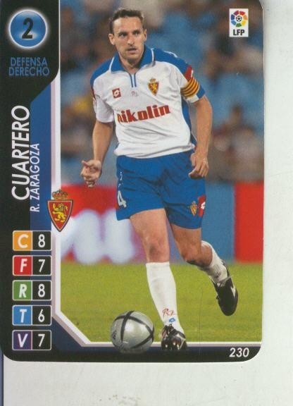 Cromo: Derby Total 2004-2005: R.Zaragoza numero 02: Cuartero