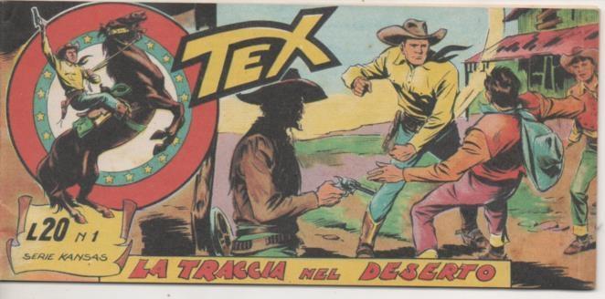 Comic E00001: Tex L20 nº 1 Serie Kanss. La Traccia nel Deserto,  