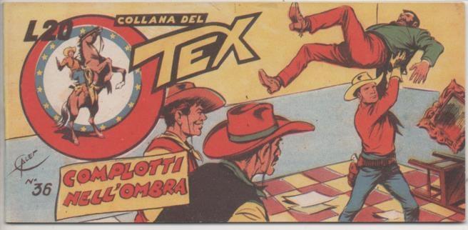 Comic E00331: Collana del Tex L20 nº 36 Nuova Serie. Complotti nell'Ombra