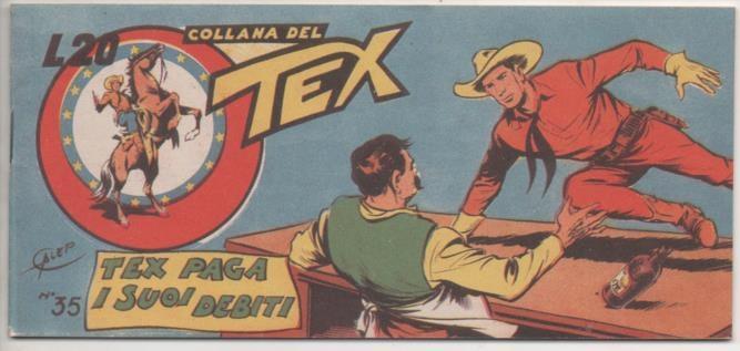 Comic E00330: Collana delTex L20 nº 35 Nuova Serie. Tex Paga i Suoi Debiti