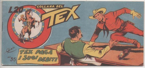 Comic E00330: Collana delTex L20 nº 35 Nuova Serie. Tex Paga i Suoi Debiti