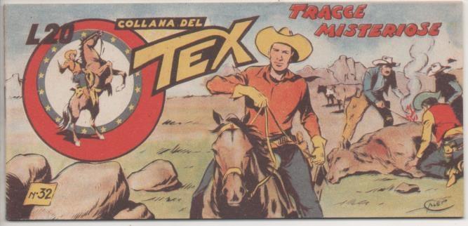 Comic E00327: Collana del Tex L20 nº 32 Nuova Serie. Tracce Misteriose