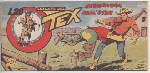 Comic E00326: Collana del Tex L20 nº 31 Nuova Serie. Avventura nell' Utah