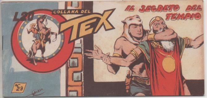 Comic E00324: Collana del Tex L20 nº 29 Nuova Serie. Il Segreto del Tempio
