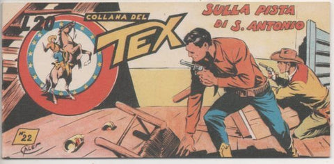 Comic E00317: Collana del Tex L20 nº 22 Nuova Serie. Sulla Pista di S.Antonio