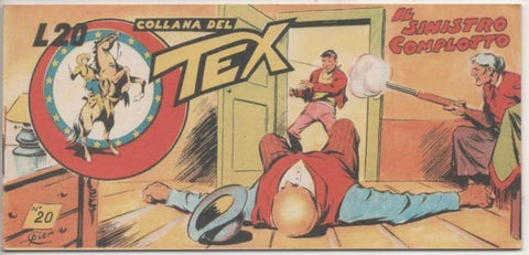 Comic E00315: Collana del Tex L20 nº 20 Nuova Serie. Il Sinistro Complotto