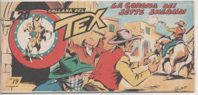 Comic E00314: Collana del Tex L20 nº 19 Nuova Serie. La Corona dei Sette Smeraldi